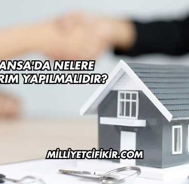 Fransa'da Nelere Yatırım Yapılmalıdır?