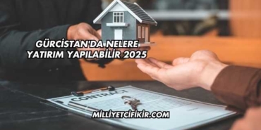 Gürcistan'da Nelere Yatırım Yapılabilir 2025