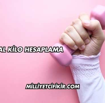 İdeal Kilo Hesaplama