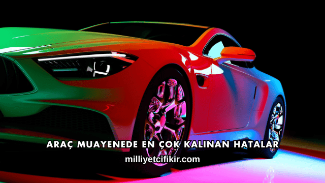 Araç Muayenede En Çok Kalınan Hatalar