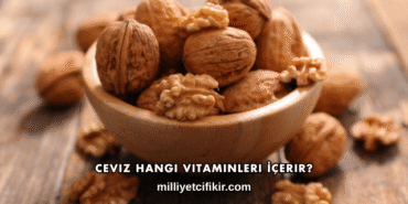 Ceviz Hangi Vitaminleri İçerir?