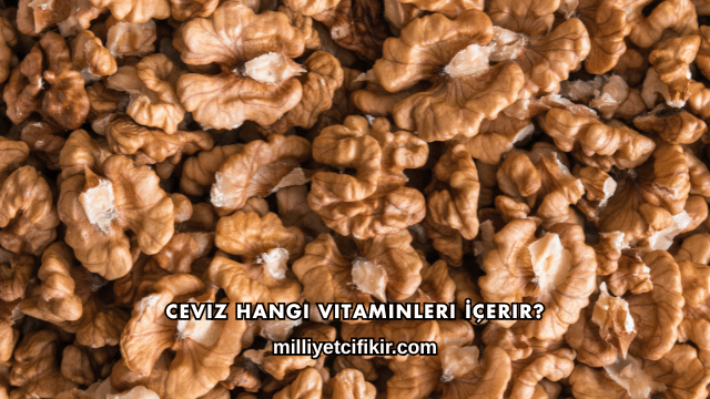 Ceviz Hangi Vitaminleri İçerir?