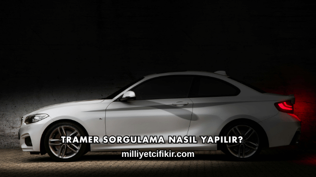 Tramer Sorgulama Nasıl Yapılır?